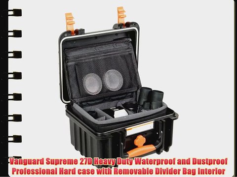 Vanguard Supreme 27D Heavy Duty Waterproof and Dustproof Professional Hard case with Removable