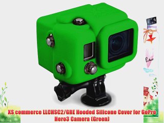 XS commerce LLCHSC2/GRE Hooded Silicone Cover for GoPro Hero3 Camera (Green)