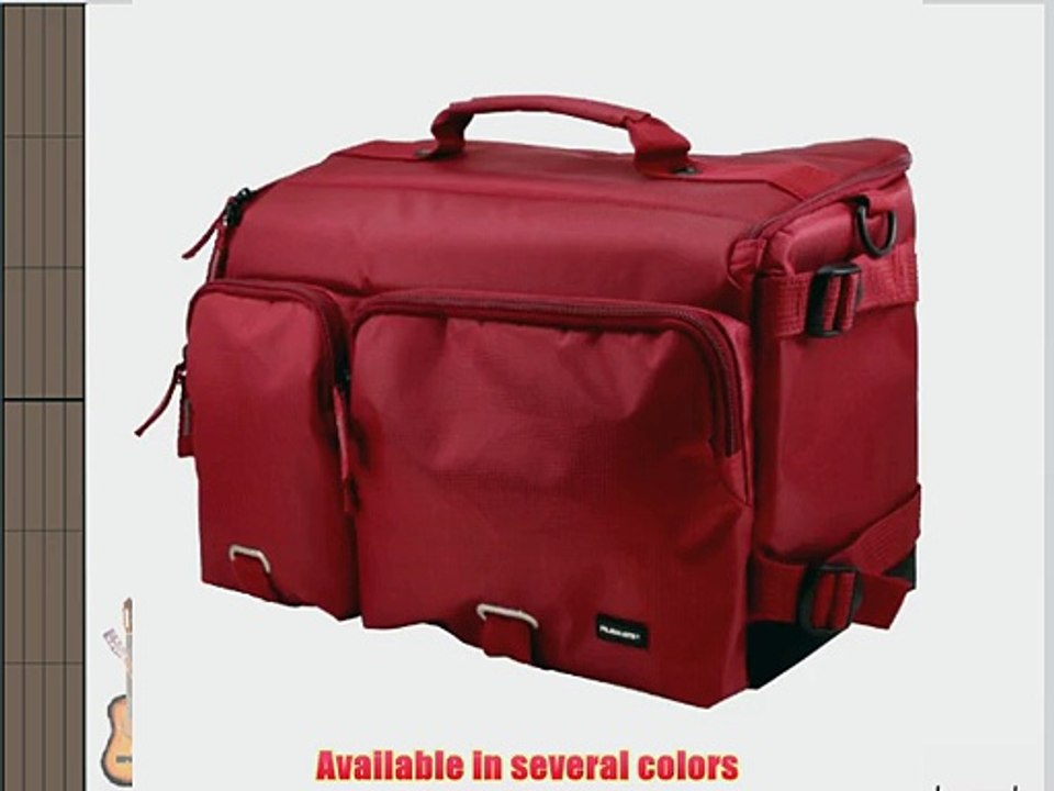Filemate 3FMCG230RD3-R ECO?Professional SLR Camera?Bag with Two Front Pockets (Dark Red)