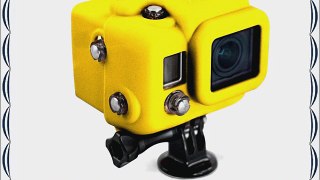 XS commerce LLCHSC2/YEL Hooded Silicone Cover for GoPro Hero3 Camera (Yellow)