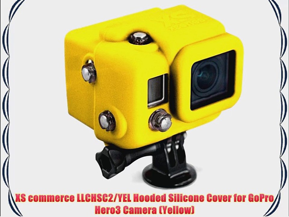 XS commerce LLCHSC2/YEL Hooded Silicone Cover for GoPro Hero3 Camera (Yellow)