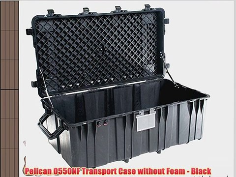 Pelican 0550NF Transport Case without Foam - Black