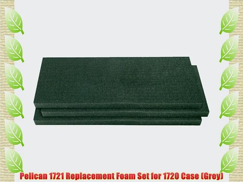 Pelican 1721 Replacement Foam Set for 1720 Case (Grey)
