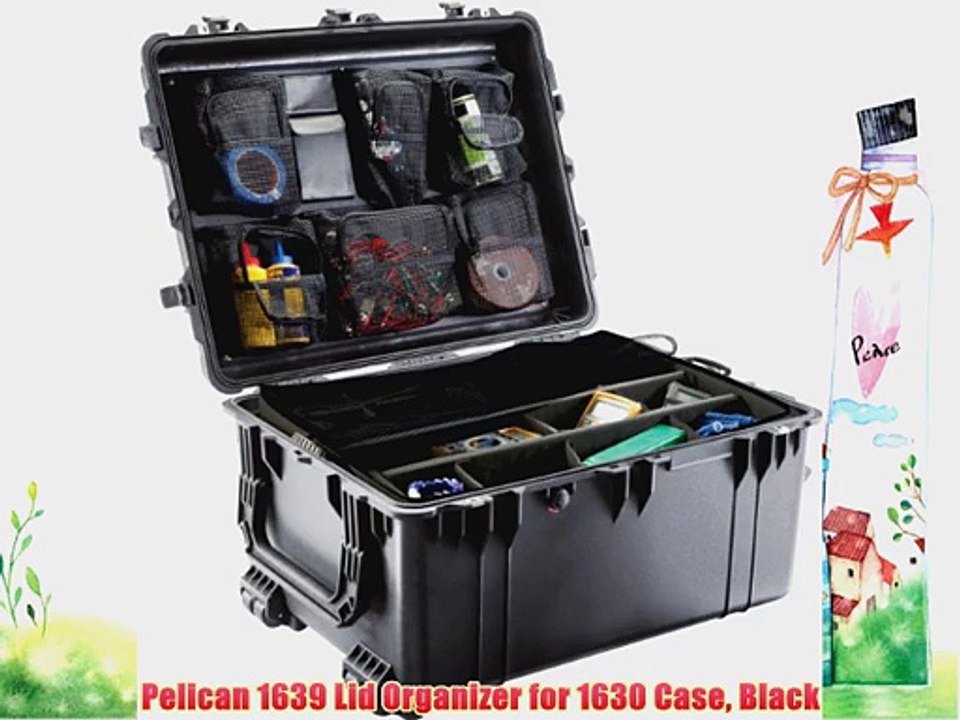 Pelican 1639 Lid Organizer for 1630 Case Black