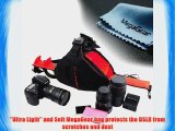 MegaGear DSLR Camera Black Case Bag for Canon EOS 60D Canon EOS 1200D 6D T3i T4i T5i 7D 700D