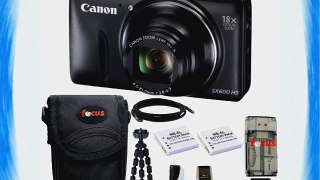 Canon PowerShot SX600 HS Black   32GB Memory Card   All in One High Speed Card Reader   Standard