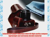 MegaGear Ever Ready Protective Leather Camera Case Bag for Canon PowerShot SX50 HS (Dark Brown)