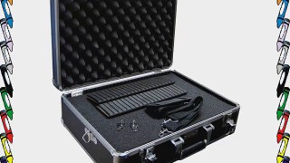 Zeikos ZE-HC36 Deluxe Medium Hard Shell Case With Extra Padding Foam For Cameras Camcorders