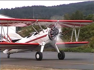 Station Break (Red and White Bi Plane-Creswell)