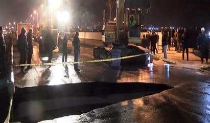 Büyükçekmece köprüsünde çökme