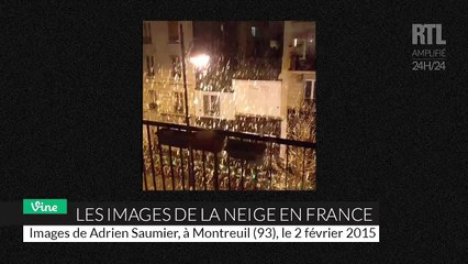 Les images impressionantes des chutes de neige à travers la France