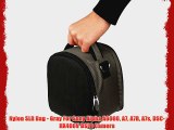 Nylon SLR Bag - Gray For Sony Alpha A6000 A7 A7R A7s DSC-HX400V DSLR Camera