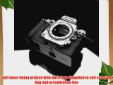 Gariz Genuine Leather XS-CHDFBK Camera Metal Half Case for Nikon DF Black