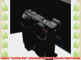 Gariz Genuine Leather XS-CHA6000BR Camera Metal Half Case for Sony Alpha A6000 Brown