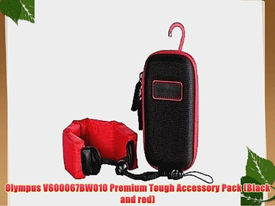 Olympus V600067BW010 Premium Tough Accessory Pack (Black and red)