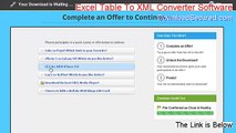 Excel Table To XML Converter Software Full Download - excel table to xml converter software 7.0 2015
