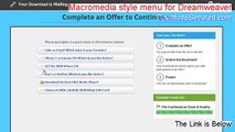 Macromedia style menu for Dreamweaver Cracked [Legit Download]