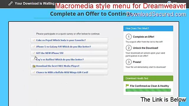 Macromedia style menu for Dreamweaver Cracked [Legit Download]