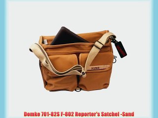 Domke 701-82S F-802 Reporter's Satchel -Sand