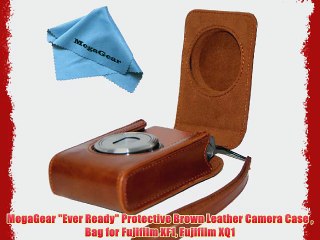 MegaGear Ever Ready Protective Brown Leather Camera Case  Bag for Fujifilm XF1 Fujifilm XQ1