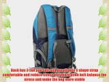 CADEN Anti-theft Waterproof Nylon Backpack Travel Camera Bag for Canon Nikon Sony DSLR Camera(Storage
