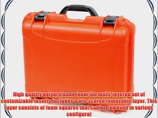 Nanuk 930 Case with Cubed Foam (Orange)