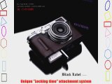 Gariz Genuine Leather BL-X100BR Camera Metal Half Case for Fuji Fujifilm X100 X100S with Hand
