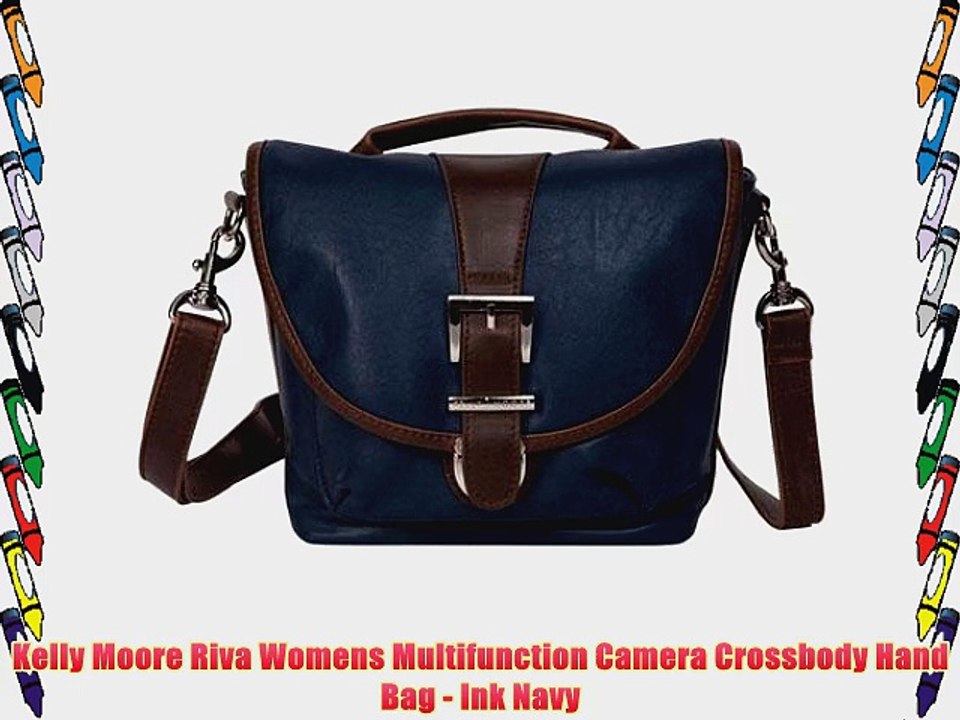 Kelly Moore Riva Womens Multifunction Camera Crossbody Hand Bag - Ink Navy