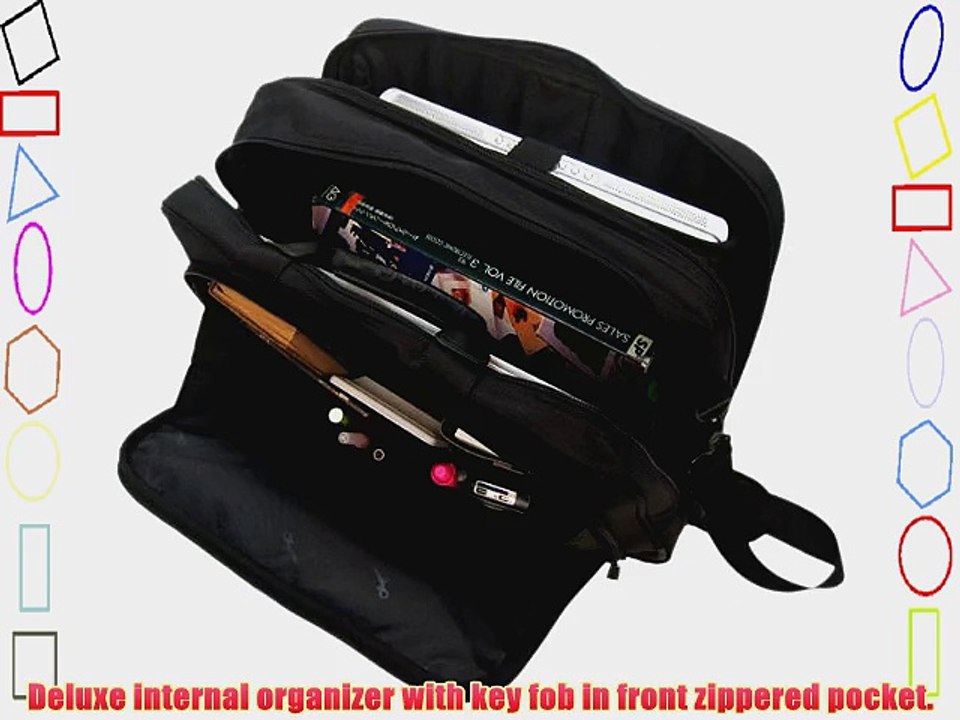 Olympia Luggage Business Laptop CaseBlackOne Size