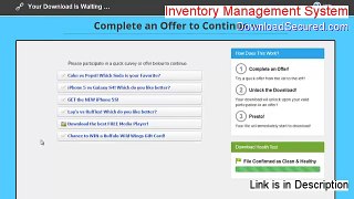 Inventory Management System (eSoftDev) Download Free - Risk Free Download