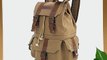 Koolertron Canvas DSLR SLR Camera Shoulder Bag Backpack Rucksack Bag With Waterproof Rain Cover