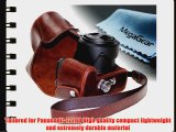 MegaGear Ever Ready Protective Brown Leather Camera Case Bag for Panasonic Lumix DMC-FZ200