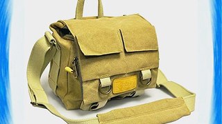 Opteka Excursion Series C500 Weatherproof Canvas Shoulder Bag for Photo and Video Cameras