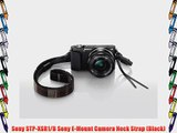 Sony STP-XSR1/B Sony E-Mount Camera Neck Strap (Black)