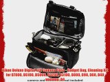 Nikon Deluxe Digital SLR Camera Case - Gadget Bag Cleaning Kit for D7000 D5100 D5000 D3200