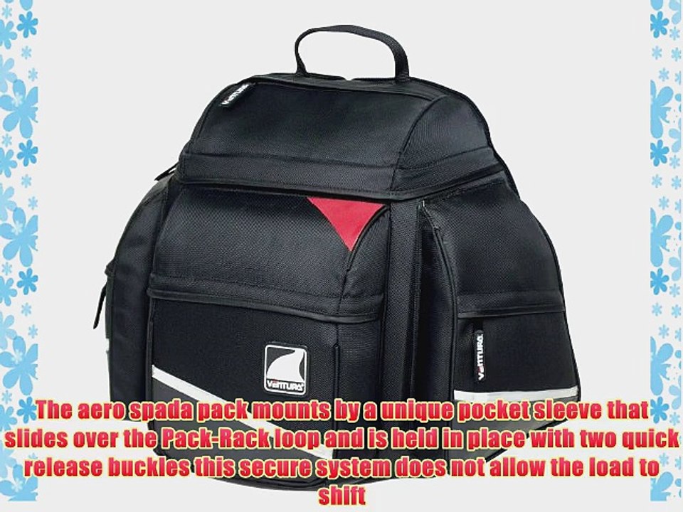 Ventura P0651/B 51 Liter Capacity Aero Spada VII Bag (Black)