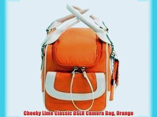 Cheeky Lime Classic DSLR Camera Bag Orange