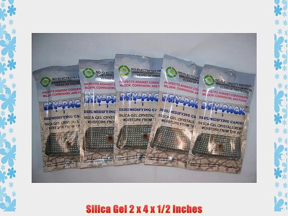40 Gram Silica Gel Desiccant 5-Pack - Dry-Packs - Fits Pelican Cases!