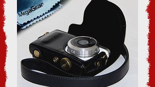 MegaGear Ever Ready Protective Leather Camera Case Bag for Samsung NX Mini with 9mm Lens Kit