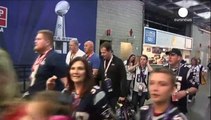 Júbilo entre los seguidores de los Patriots tras ganar su cuarta Super Bowl