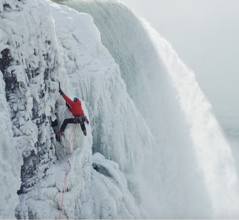 Will Gadd - Free Climbing Frozen Niagara Falls