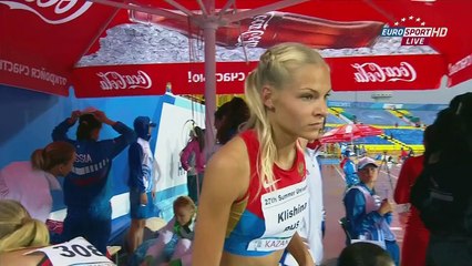 Darya Klishina Дарья Клишина 2013 9v Universiade Kazan July 8th (HD slow motion)