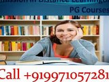 Get enrolled with our distance learning Courses (All PG Courses)