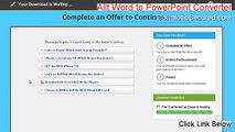 Ailt Word to PowerPoint Converter Full Download [Download Here 2015]