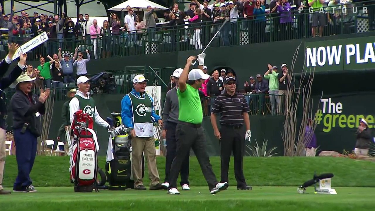 Incroyable ! Trou en un de Francesco Molinari au trou N°16 du Phoenix Open