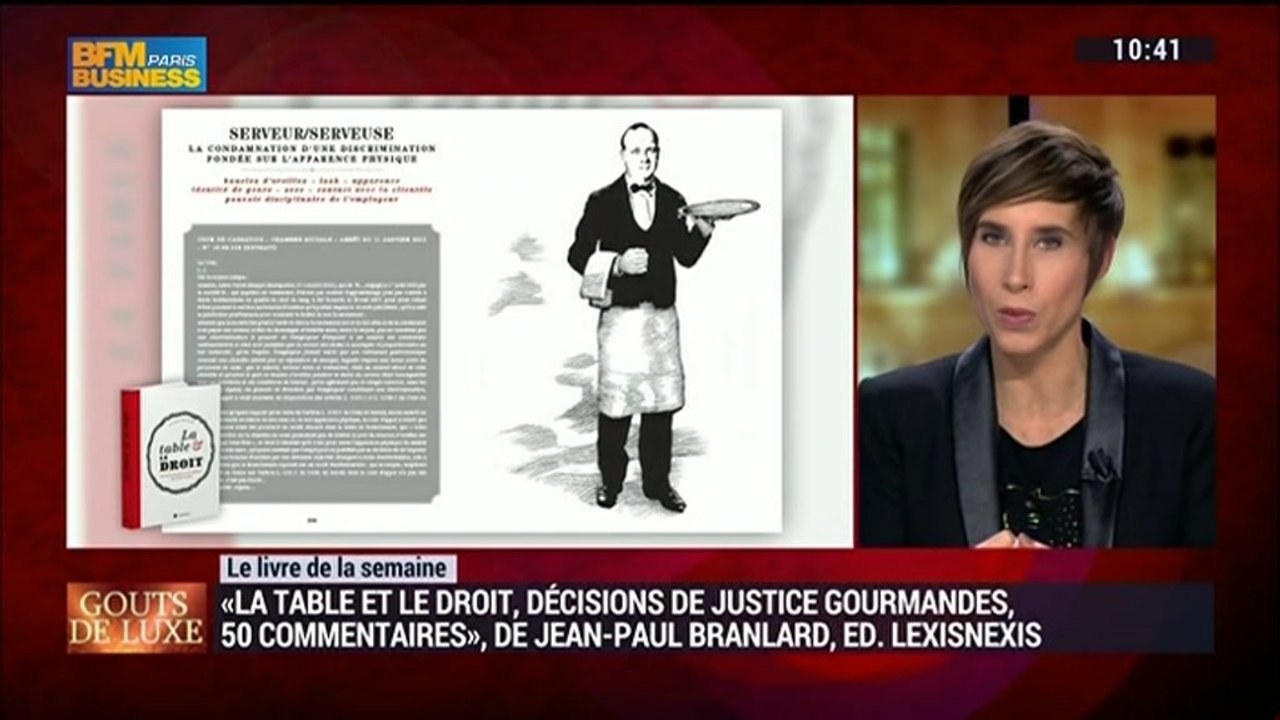Le livre de la semaine: "La table & le droit ...