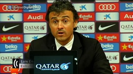 Luis Enrique: "Es una aviso para los que piensan en la final de la Copa del Rey"