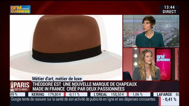 Métiers d'art, Métiers de luxe: Créateur de chapeaux, Aude Lablancherie – 30/01
