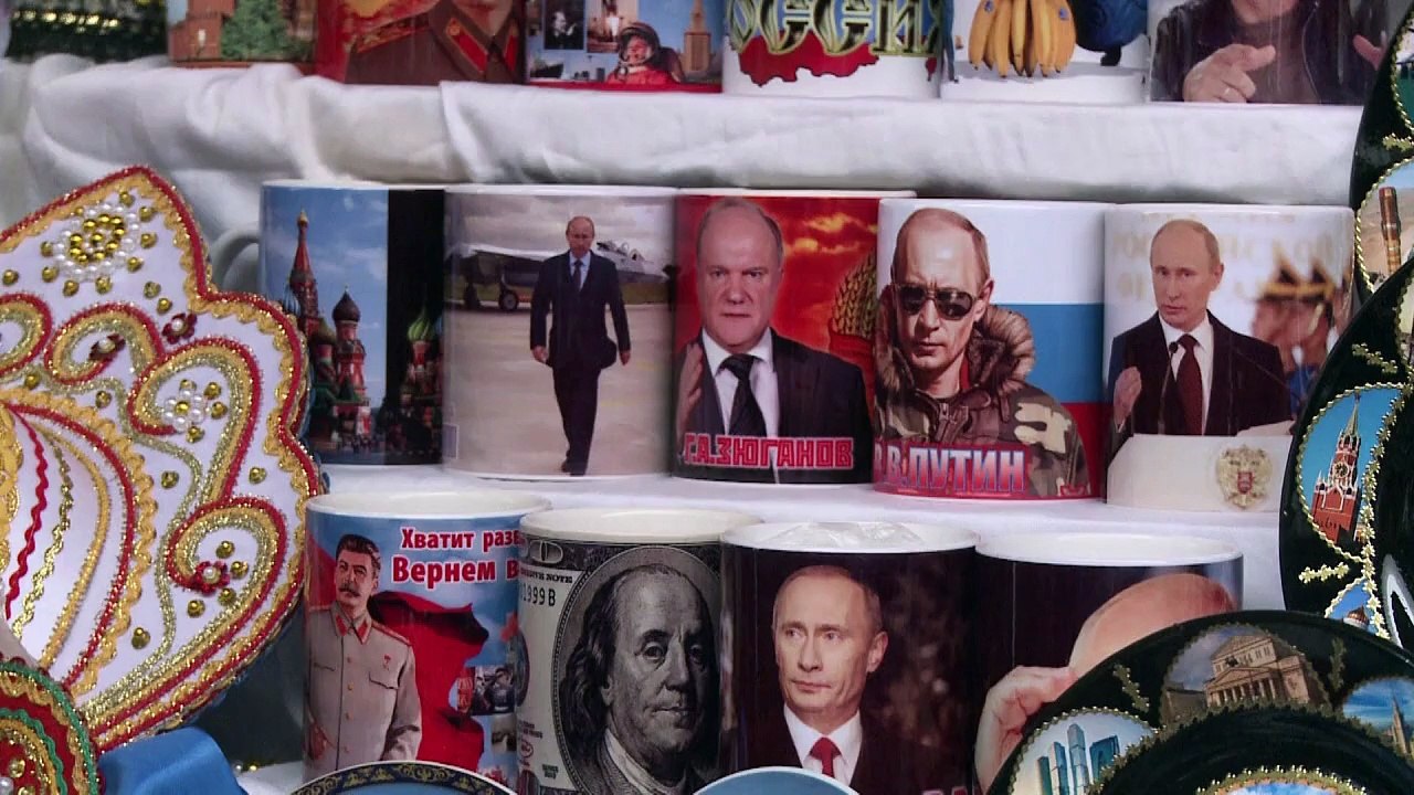 Putin-kult in moskau