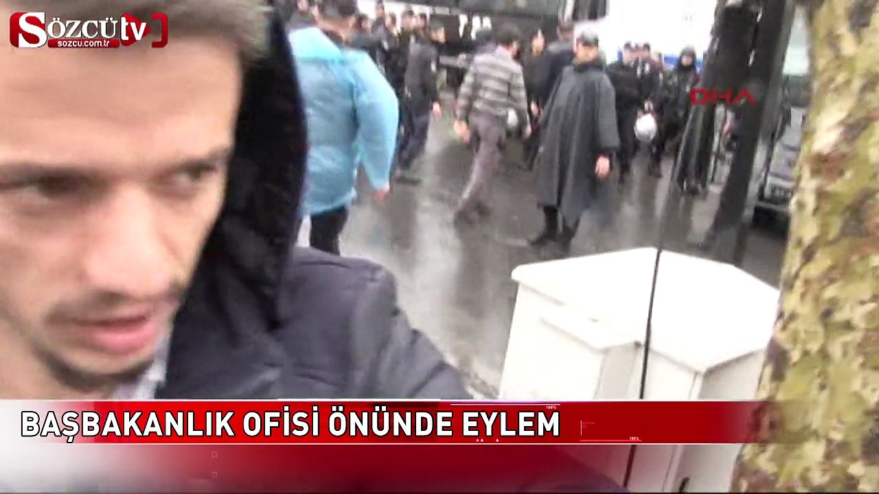 Başbakanlık Ofisi önünde eylem!
